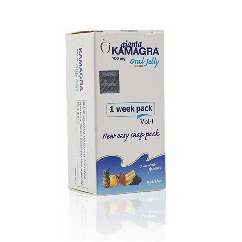 Kamagra Oral Jelly 100mg 泰國果凍威而鋼外盒正面照