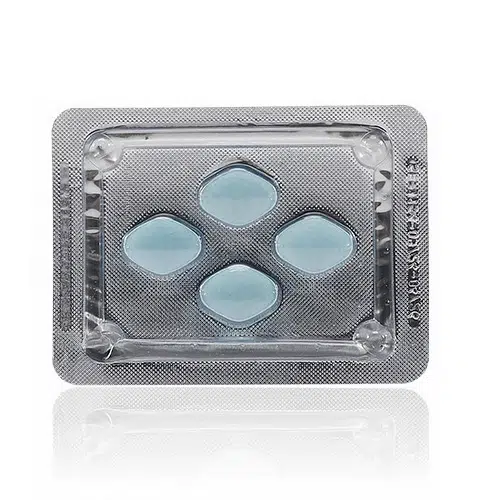 必利吉（藍P）Extra Super P-Force 內包裝藍色藥錠實拍圖（4顆）