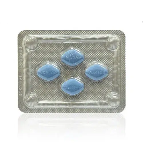 威而鋼藍色菱形藥錠 鋁箔包裝板（正面）