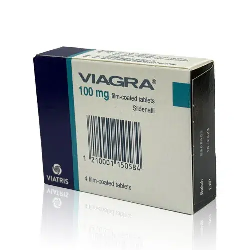 Pfizer Viagra 原廠盒裝英文條碼標示背面圖